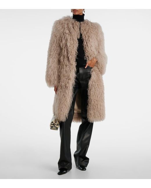 Yves Salomon Natural Jacke Aus Shearling