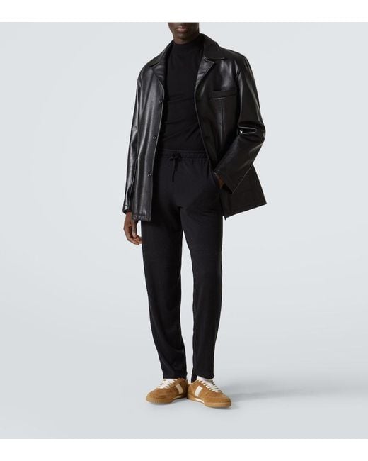 Tom Ford Brown Radcliffe Suede Sneakers for men