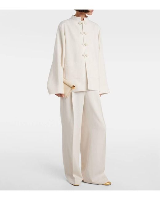 Rohe White Jacke Marie Aus Crepe