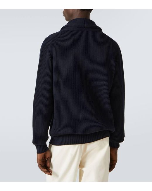 Cardigan di Thom Sweeney in Blue da Uomo