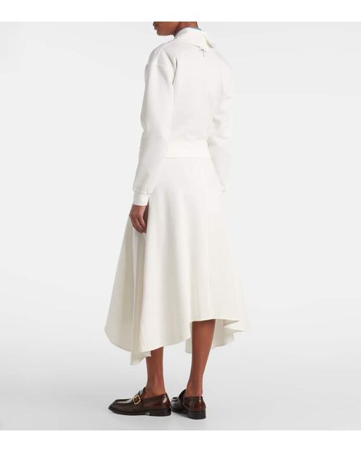 Jersey En Mezcla De Algodon Plan C de color White