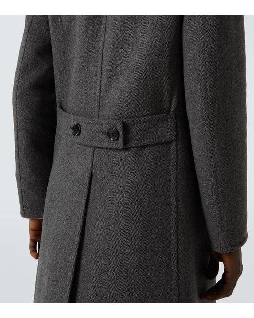 Cappotto Doppiopetto di Tom Ford in Black da Uomo
