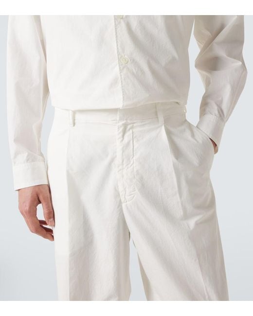 Pantaloni Regular di Auralee in White da Uomo