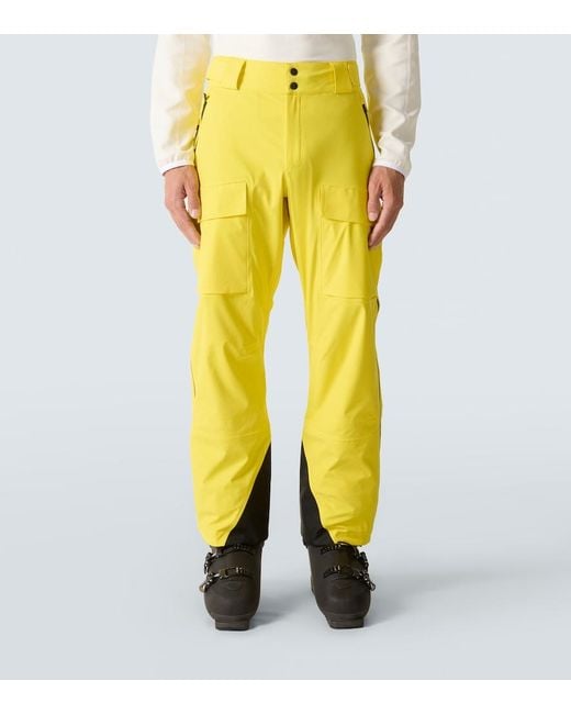 Aztech Mountain Yellow Hayden 3L Ski Pants for men