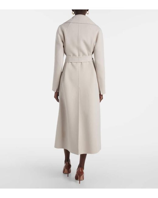 Manteau Cache-Cour Paolore En Laine Max Mara en coloris Natural