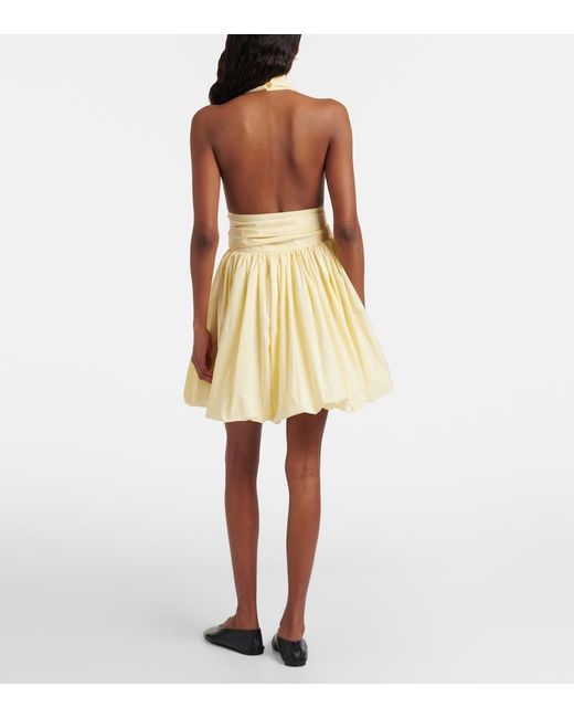 Patou Natural Halterneck Minidress