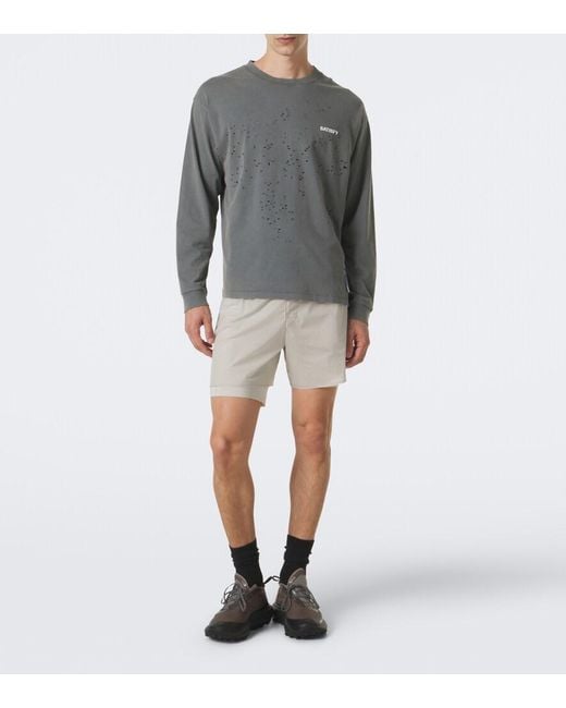 Camiseta Mothtech De Algodon Satisfy de hombre de color Gray