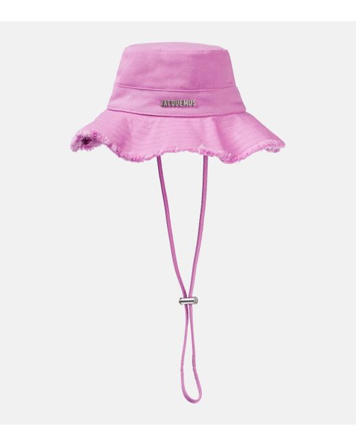 Jacquemus Pink Le Bob Artichaut Cotton Hat