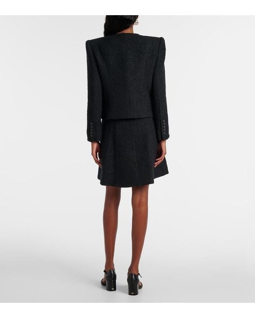 Veronica Beard Black Lars Cotton-Blend Jacket