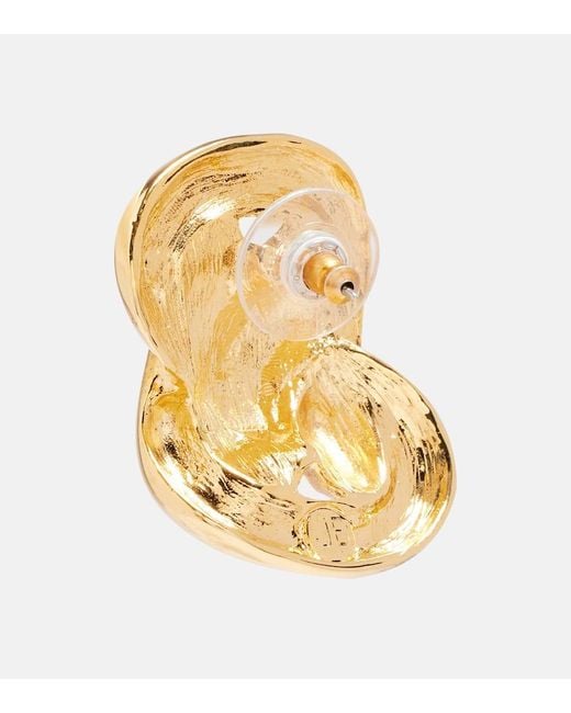 Pendientes Ellis Chapados En Oro Jennifer Behr de color Metallic