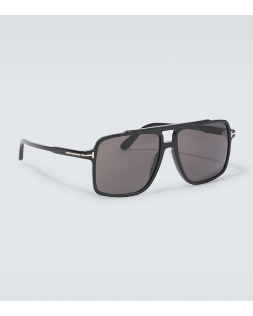 Tom Ford Gray Kemp Aviator Sunglasses for men