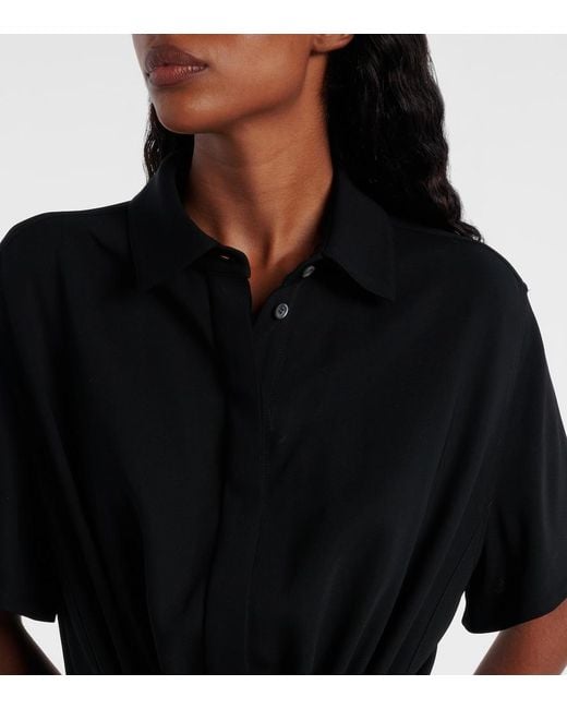 Midi Dresses Loewe de color Black