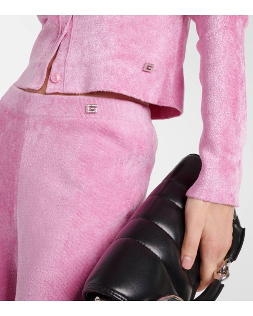 Top Crystal G Gucci en coloris Pink