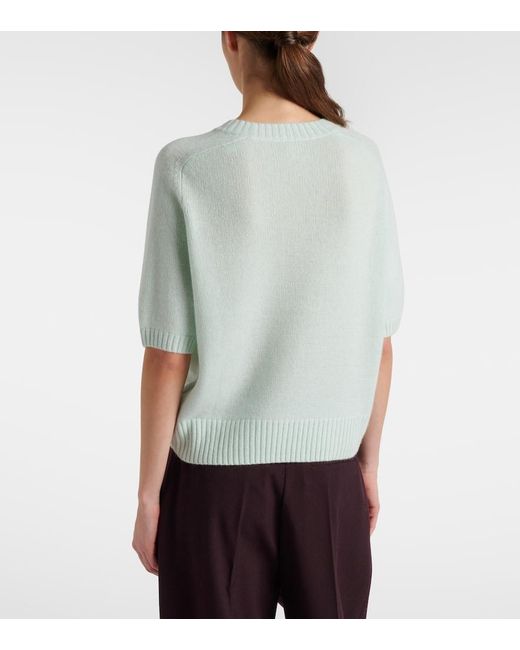 Jersey De Cachemir Jardin Des Orangers de color White