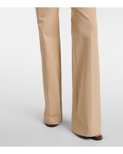 Joseph Natural Tafira Gabardine Flared Pants