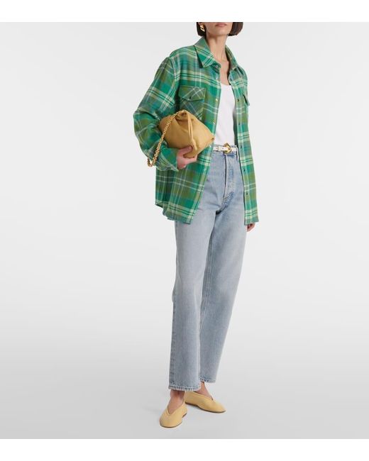 Jeans Regular A Vita Media di Agolde in Blue