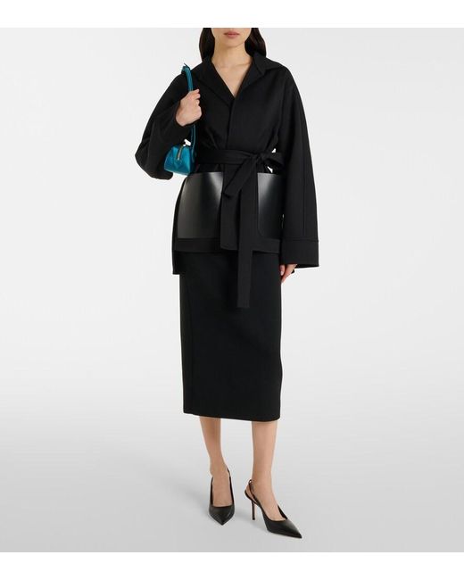 Jimmy Choo Black Love Leather Slingback Pumps
