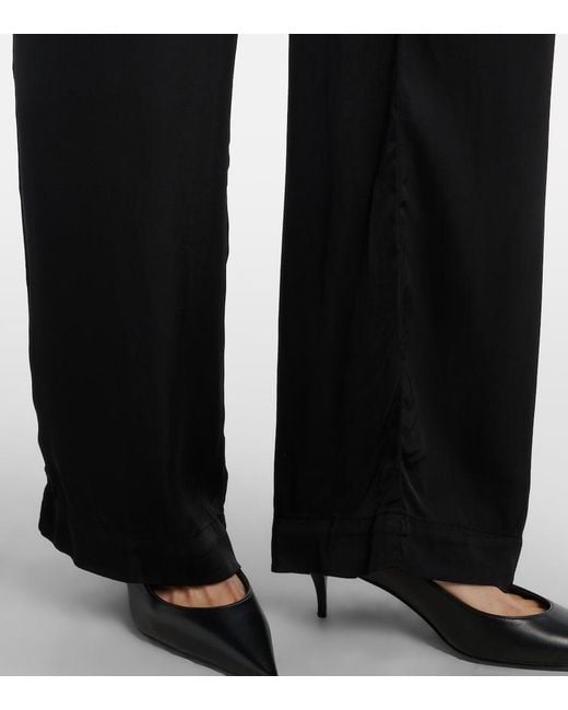 Velvet Black Larkin Wide-Leg Pants