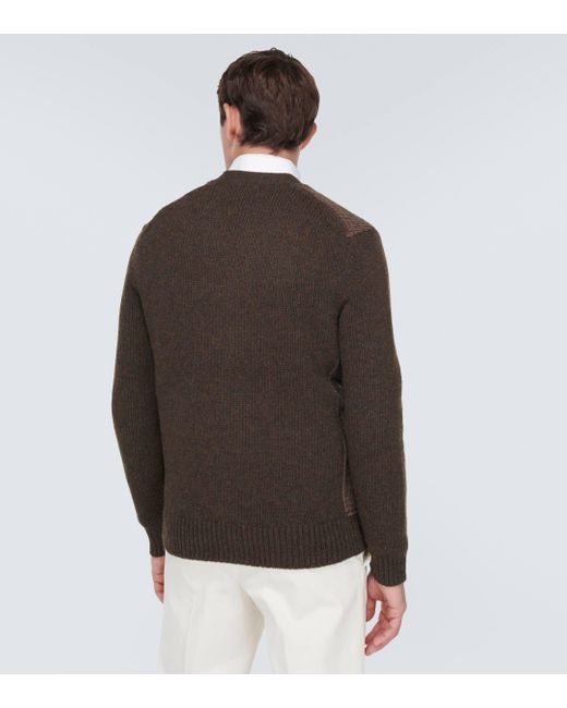 Polo Ralph Lauren Brown Wool And Alpaca Cardigan for men