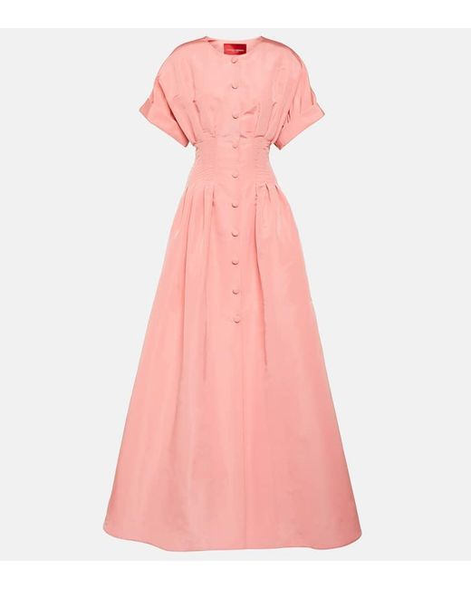 Carolina Herrera Pink Silk Gown