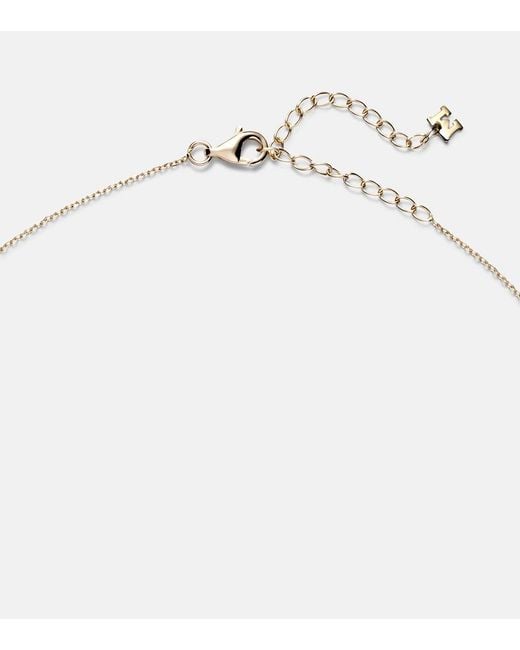 Mateo White 14Kt Necklace With Topaz And Diamonds