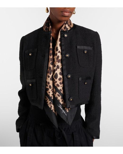 Sciarpa di Dolce & Gabbana in Black
