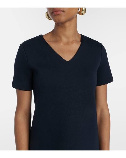 Max Mara Blue Minikleid Veloce Aus Jersey