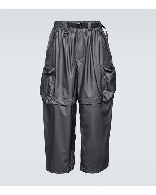 Y-3 Gray Gore-tex® Convertible Cargo Pants for men
