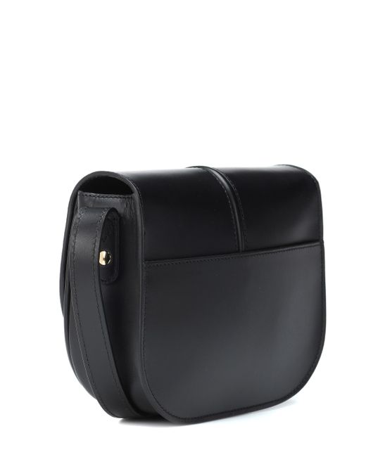 A.P.C. Betty Leather Crossbody Bag in Black Save 5 Lyst