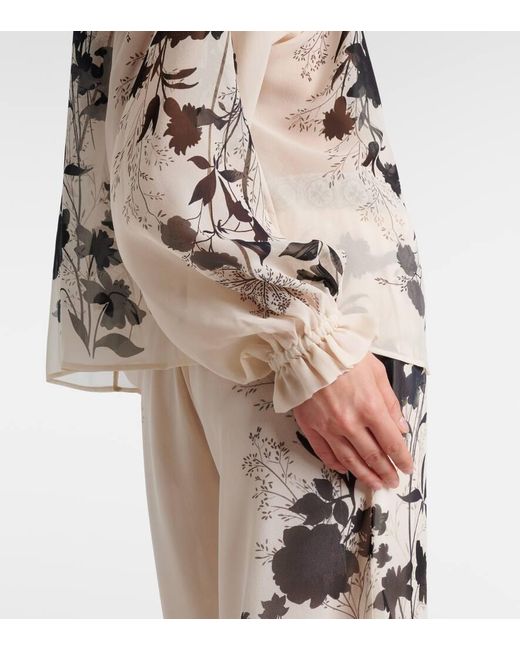 Blouse Cerere En Soie A Fleurs LaDoubleJ en coloris Multicolor