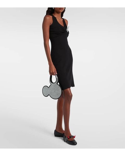 Coperni Black Mickey Mini Embellished Tote Bag