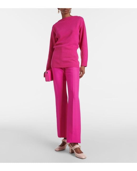 Valentino Pink Virgin Wool Sweater