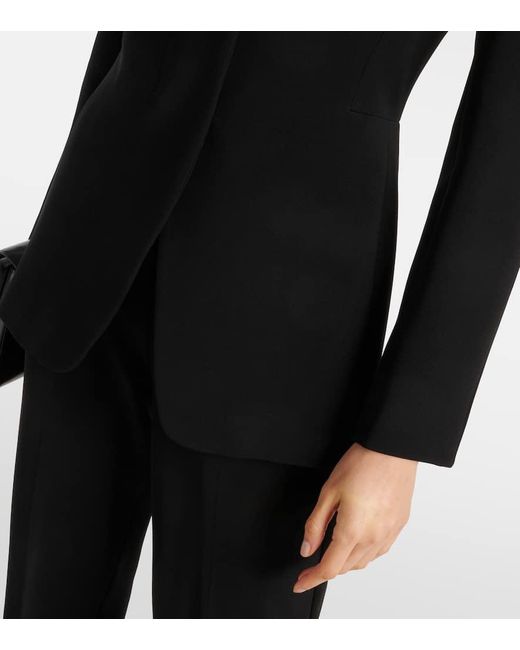 Max Mara Black Girone Viscose Jersey Jacket