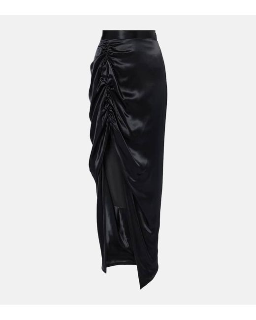 Vivienne Westwood Black Midirock Aus Satin