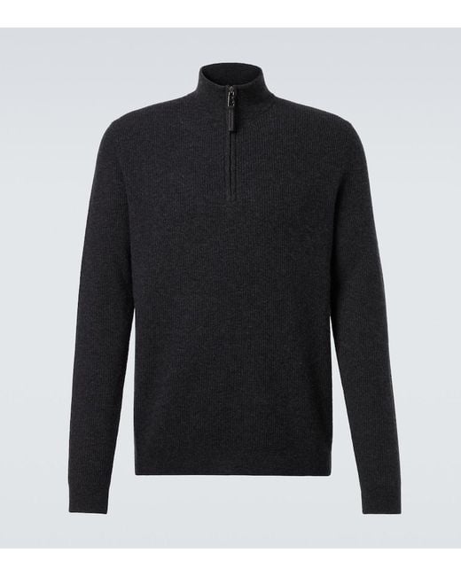 Bogner Black Derek-1 Wool And Cashmere Sweater for men