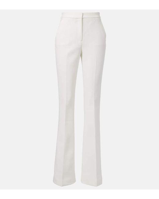 Pantaloni Flared Rory di Rebecca Vallance in White
