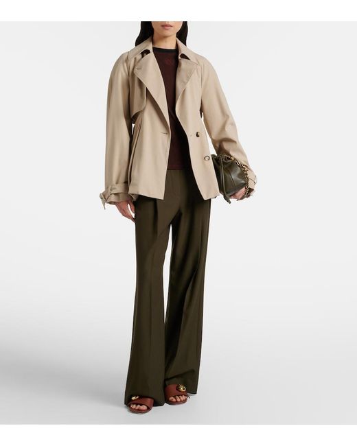 Loewe Brown Pebble Anagram Leather Mules