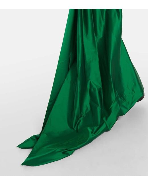 Vivienne Westwood Green Robe Nova Camille Aus Satin
