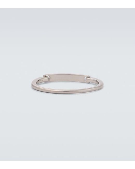 Saint Laurent White Cuff Bracelet for men