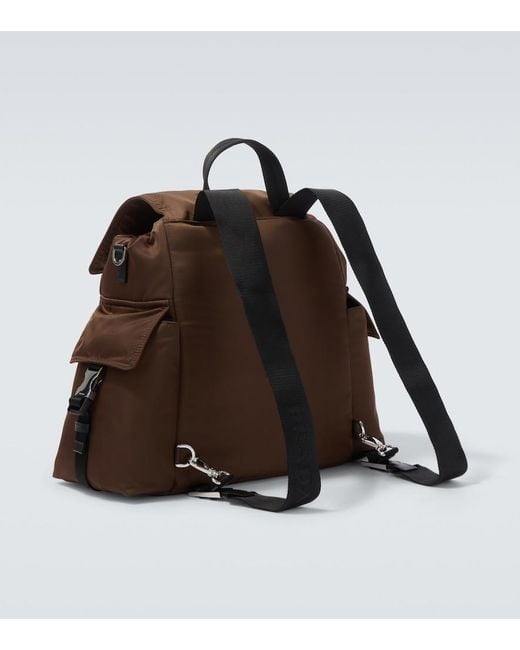 Prada Brown Explore Re-Nylon Backpack for men