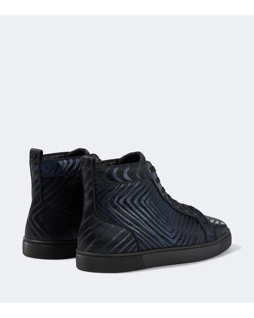 Christian Louboutin Black Louis High-Top Sneakers for men