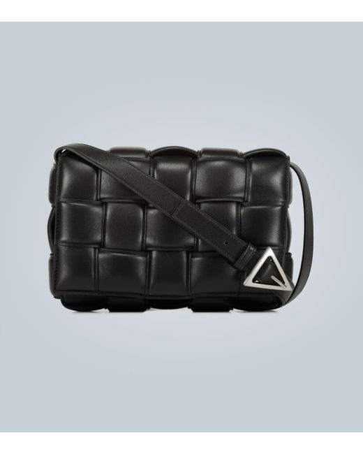 Bottega Veneta Black Padded Cassette Shoulder Bag for men