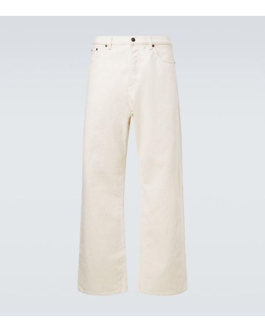 Valentino Natural Vgold Wide-Leg Jeans for men