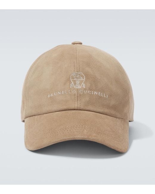 Cappello Da Baseball di Brunello Cucinelli in Natural da Uomo