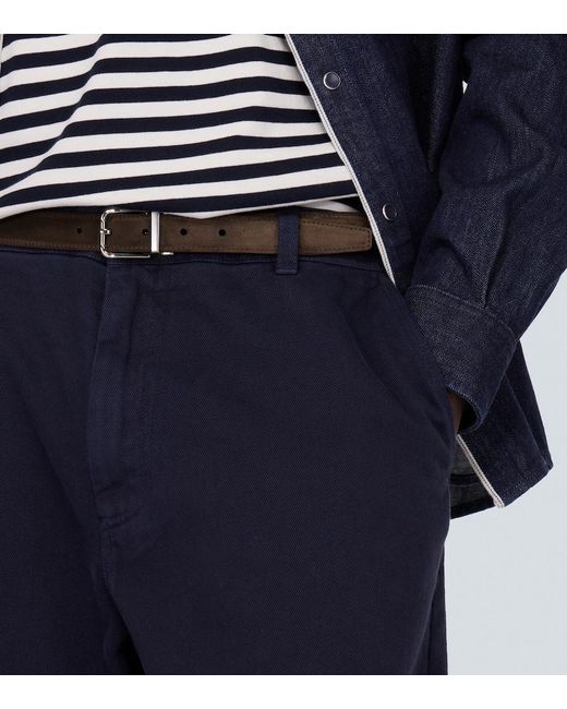Dolce & Gabbana Brown 25Mm Suede Belt for men