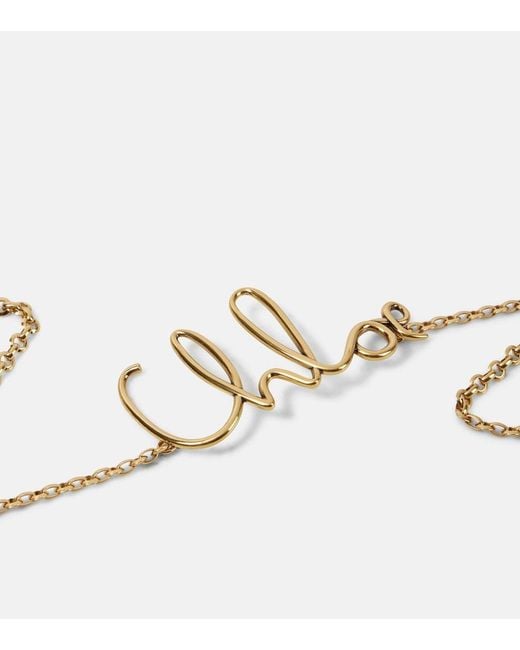 Chloé Metallic Iconic Belt