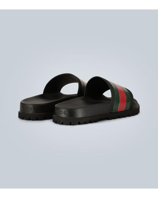 Sandalo Uomo di Gucci in Black da Uomo