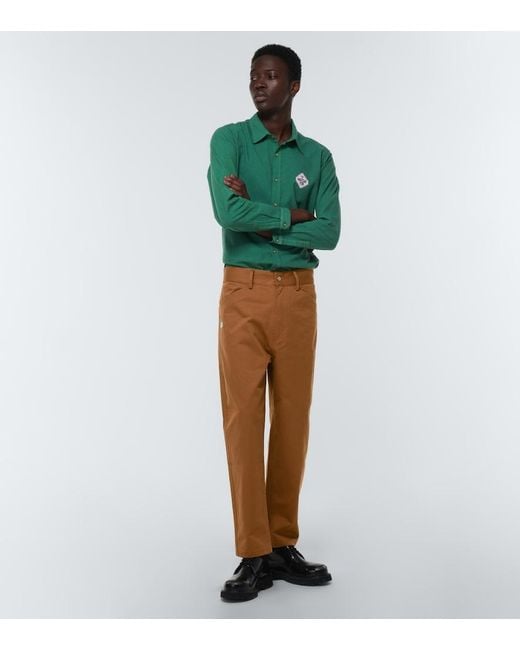 Adish Green X The Inoue Brothers Cotton Shirt for men