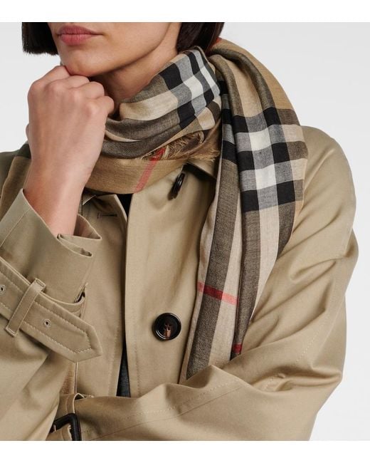 Sciarpa di Burberry in Natural