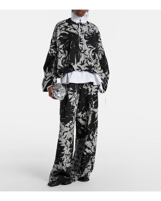 Dries Van Noten Black Leather Sneakers